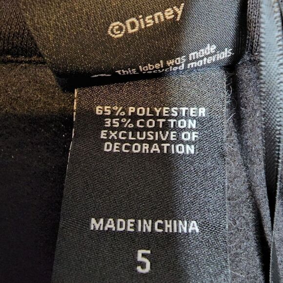 5X 28W Torrid Black Minnie Mouse Pea Coat Disney Fleece Knit Embroidered Jacket - Picture 7 of 9